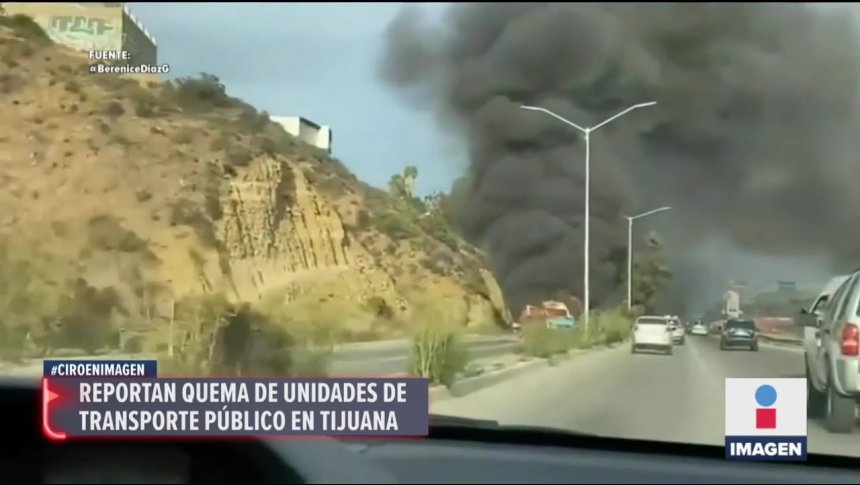 Queman vehículos en Tijuana y Mexicali; hay detenidos