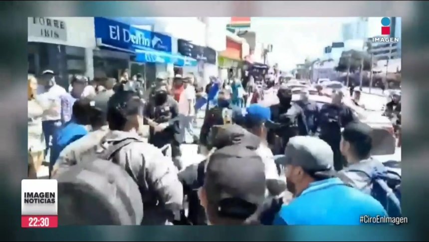 Manifestación musical en Mazatlán termina en enfrentamiento