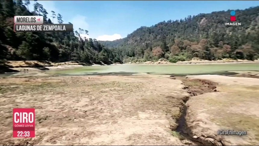Lagunas de Zempoala podrían desaparecer por sequía 